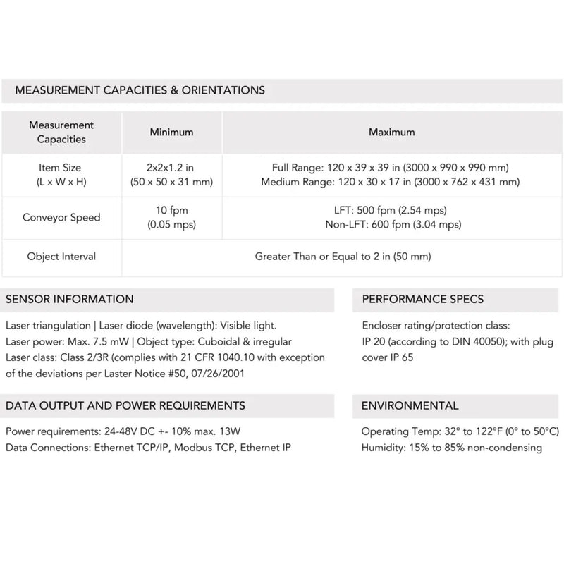 CS210-L SPECIFICATIONS