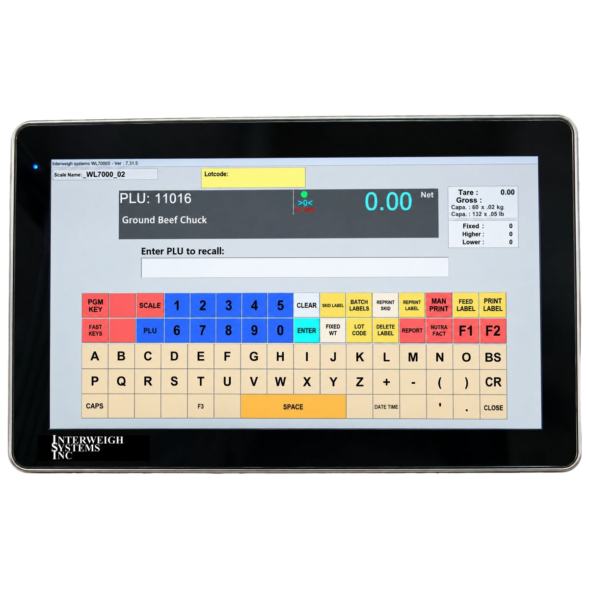 Interweigh WL7000 Touch Screen Computer